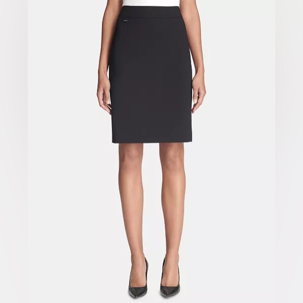 Navy Calvin Klein Pencil Skirt (2P)